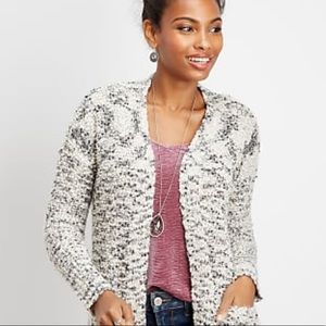 Boucle Marled Cardigan